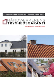 Tillægsgaranti på Tegltag brochure forside